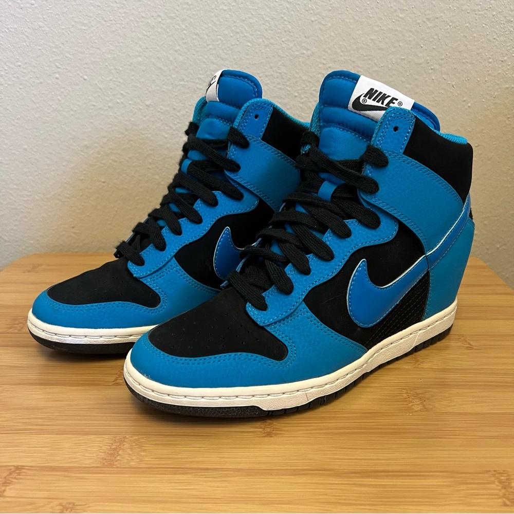 Nike Dunk Sky Hi - Blue Black Lacquer - 8 Women’s